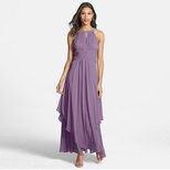 Backless Beaded Maxi Dress Chiffon Fabric Off Shoulder Design Elegant Style Perfect for Parties