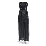 Elegant Strapless Tulle Dress Sexy Design Evening Gown Available in Various Sizes Ready to Ship
