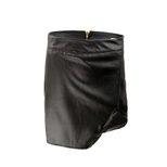 High Waist Split PU Leather Skirt Sexy Design Short Length Versatile Style Wholesale Ready to Sh