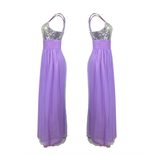 Long Bridesmaid Dress Sequin Embellishments Elegant Design Floor Length Perfect for Weddings and