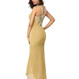 Sexy Sequin Maxi Dress Sleeveless Elegant Party Wear Perfect for Evening Events Wholesale Availa