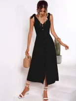 Elegant Womens Vacation Dress Sleeveless A Line Lightweight Fabric Various Colors Perfect for Su