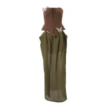 Fashion Vintage High Waisted Bow Design Sexy Midi Skirt for Women Spring Collection Elegant Styl
