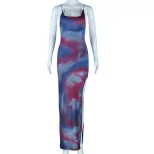 Slim Fit Sexy Dress Sleeveless Backless Irregular Hem Spring Summer Fashion Wholesale Available