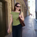 Womens Off Shoulder T Shirt Stylish Design Spring Summer Fashion Sexy Look Wholesale Available