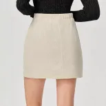 Corduroy Midi Skirt Elegant Design High Quality Fabric Versatile Style Perfect for Casual and Fo