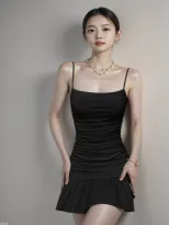 Sweet and Spicy A Line Mini Dress Ruffled Design Sleeveless Summer Style Perfect for Petite Size