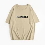 Womens Summer Graphic T Shirt Loose Fit Round Neck Short Sleeve Cotton Casual Wear for Everyday