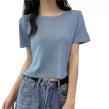 Short Sleeve Zipper T Shirt for Women Slim Fit Casual Style Summer Essential Available in Black Wholesale Sizes S to XXL