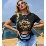 Casual Graphic Print Tank Top Irregular Hem Trendy Design Comfortable Fit Summer Wear Wholesale