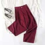 High Waisted Wide Leg Denim Pants for Women Loose Fit Ankle Length Fall Style Wholesale Availabl