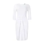 Plus Size African Dress Stylish Fitted Midi Length 5 Point Sleeve Elegant for Work or Casual Eve