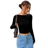 Womens Sexy Backless Crop Top Spring Summer Collection Trendy Design Wholesale Available factory