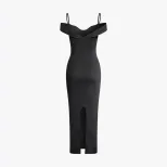 Elegant High Waisted Maxi Dress Spring Summer Collection Chic Design Perfect for Parties Wholesa