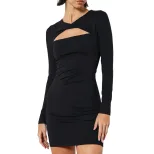 Elegant French Style Womens Dress High Waist A Line Slim Fit Short Length Spring Summer Occasion