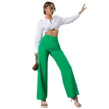 High Waisted Wide Leg Jeans Casual Trendy Versatile Womens Fashion for Everyday Wear Wholesale A