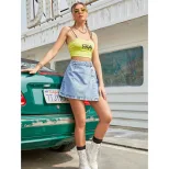 High Waisted Denim Skirt Irregular Hem Bodycon Fit Spring Summer Style Wholesale Availability