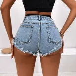 Slim Fit Denim Shorts Sexy Casual Style Perfect for Summer Outings Wholesale Available OEM ODM s
