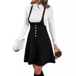 Elegant Solid Color Slip Dress Slim Fit Adjustable Straps Versatile Style Perfect for Casual or