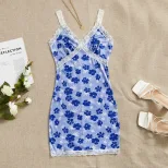 Floral Print Cami Dress Casual Chic French Style Romantic Vibes Perfect for Summer Outings Whole