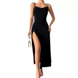 Elegant Womens Midi Dress Sexy Simple Fashionable Sleeveless Spring Summer Collection Wholesale