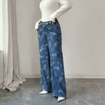 Casual Womens Denim Jeans Trendy Style Versatile Fit Comfortable Fabric Everyday Wear Wholesale
