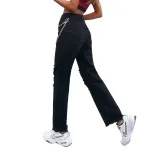 Womens Casual Ripped Denim Pants Trendy Chain Detail Stylish Fit Comfortable Fabric Perfect for