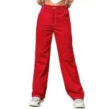Womens Casual Denim Jeans Trendy Versatile Fashionable Everyday Wear Wholesale Available bulk or