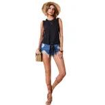 Womens Casual T Shirt Loose Fit Slimming Design Spring Summer Style Wholesale Available low MOQ