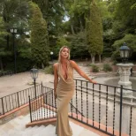 Elegant Halter Neck Maxi Dress Sexy Design Spring Summer Collection Perfect for Parties and Form