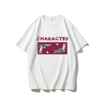 Womens Summer Graphic T Shirt Loose Fit Round Neck Short Sleeve Cotton Casual Everyday Wear Whol