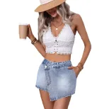 Womens Slim Fit Denim Shorts Comfortable Stylish Casual Perfect for Summer Outings Wholesale Ava