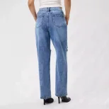 Womens Distressed Wide Leg Jeans Casual Fashion Trendy Style Comfortable Fit Perfect for Everyda
