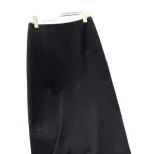 High Waist A Line Skirt with Butterfly Embroidery Mid Length Design Spring Autumn Fashion