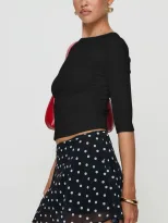Slim Fit Light Blue Cropped Top 3 4 Sleeve Solid Color Sweet Style Spring Summer Womens Fashion