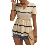 Casual Versatile Womens Top Small V Neck Comfortable Fabric Stylish Design Perfect for Everyday
