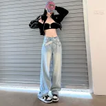 High Waisted Wide Leg Jeans for Women Loose Fit Trendy Design Spring Fall Style Wholesale Availa