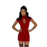 Red Bodycon Dress Slim Fit Sexy Hidden Button Design Night Out Party Wear Wholesale Available