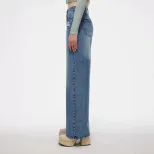Wide Leg Vintage Denim Trousers Womens Autumn Fashion Casual Wear Wholesale Available OEM ODM se
