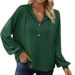 Womens Loose Fit Hooded Sweatshirt Long Sleeve Casual Style Comfortable Fabric Autumn Winter Col