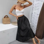 High Waisted Midi Skirt Elegant Style Casual Fit Trendy Design Perfect for Daily Wear Wholesale