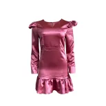 Plus Size Womens Dress Ruffle Hem Bodycon Fit African Print Autumn Winter Fashion Wholesale Avai