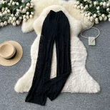High Waisted Lace Casual Pants for Women Slim Fit Flared Leg Trendy Style Perfect for Autumn Outfits Wholesale