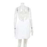 Halter Neck A Line Dress Chic Loose Fit Summer Fashion Perfect for Casual Outings Wholesale Avai
