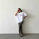 Womens Vintage Graphic T Shirt Casual Loose Fit Round Neck Short Sleeve 100 Cotton Summer Essent