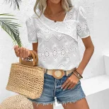 Lace Floral Womens Dress Elegant Design Lightweight Fabric Perfect for Spring Summer Wholesale A