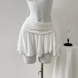 Ballet Inspired Womens Skirt Pants Sexy Low Waist Comfortable Fit Versatile Style Perfect for Ca