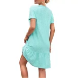 Casual Slim Fit Solid Color Dress Elegant Style Comfortable Fabric Perfect for Everyday Wear Who