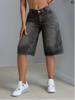 Wide Leg Denim Pants Trendy Street Style Casual Wear for Women Wholesale Available customizable