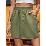 Wide Leg Midi Skirt Casual Loose Fit Trendy Design Perfect for Everyday Wear Wholesale Available